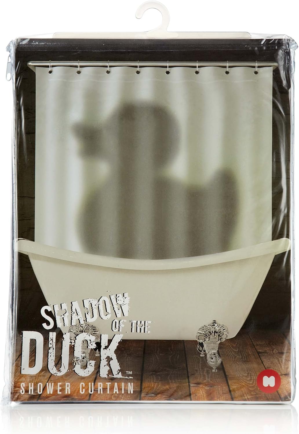 MUSTARD NG5309 Shower Curtain, Shadow of The Duck