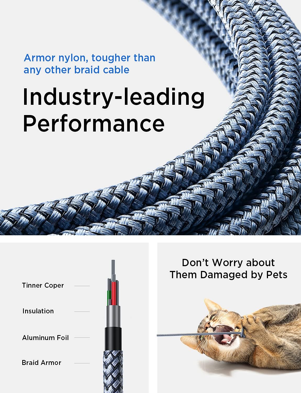 MFi Certified iPhone Charger Cable (6.6ft), [Never Rupture] LISEN Lightning Cable 2.4A Fast Charging iPhone Cord Compatible with iPhone 11 Pro/Xs Max/XR/XS/X/8/8 Plus/7/6/6 Plus/SE/5/5S : Electronics