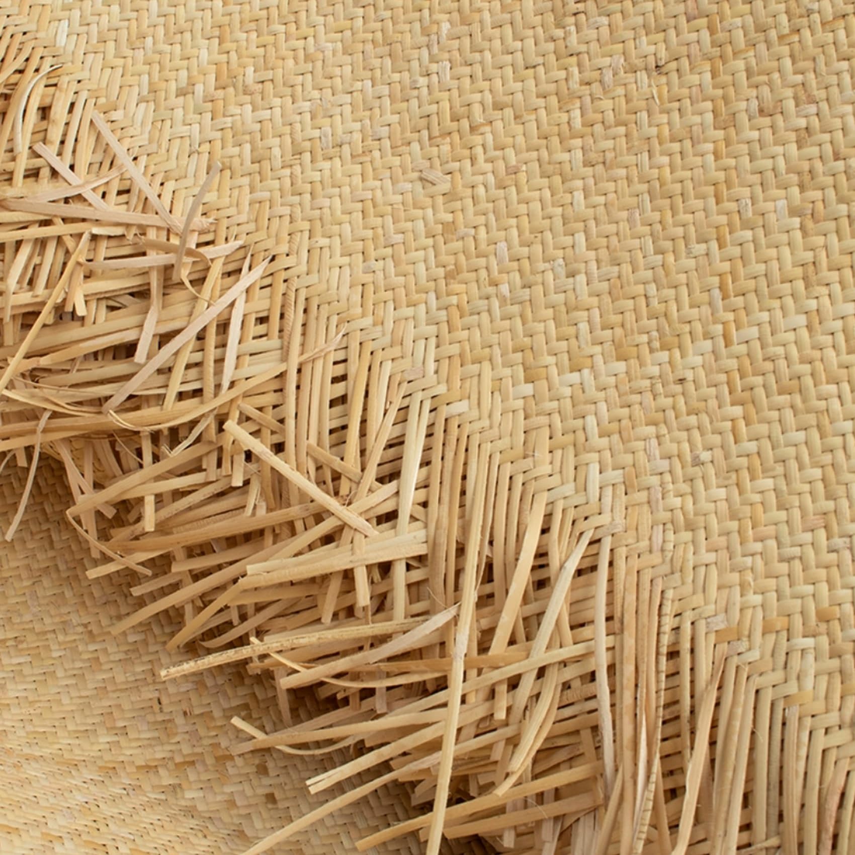 Natural Rollo de Ratan por Metros, 80cm de Ancho Rejilla Rollo Mimbre para Muebles, Correas de Tela Ratán, Cinta de Caña Tejida para Silla Cesta Bricolaje(35x500cm)