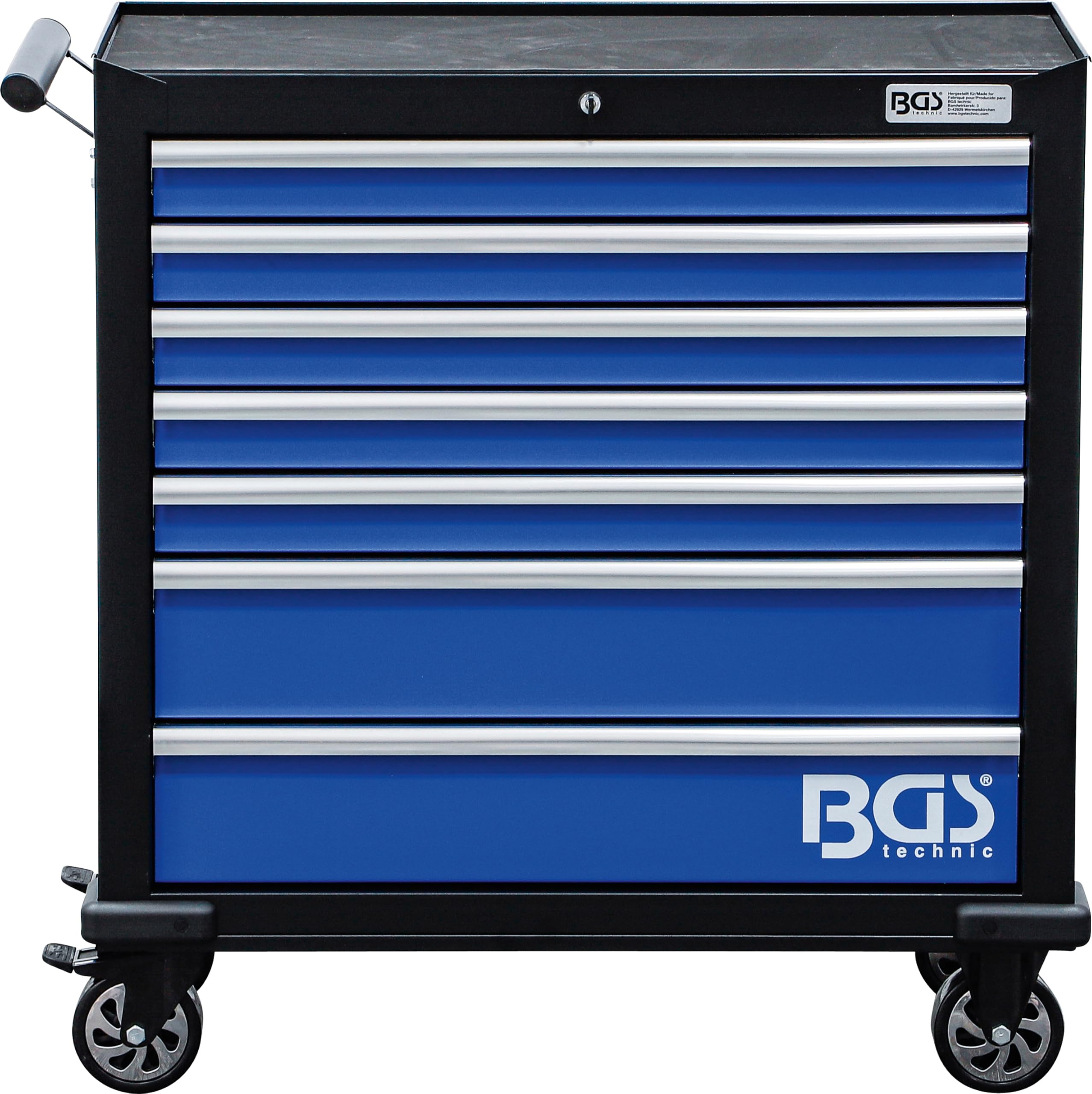 BGS 6063 | Servante d’atelier XL | 7 tiroirs | avec 301 outils