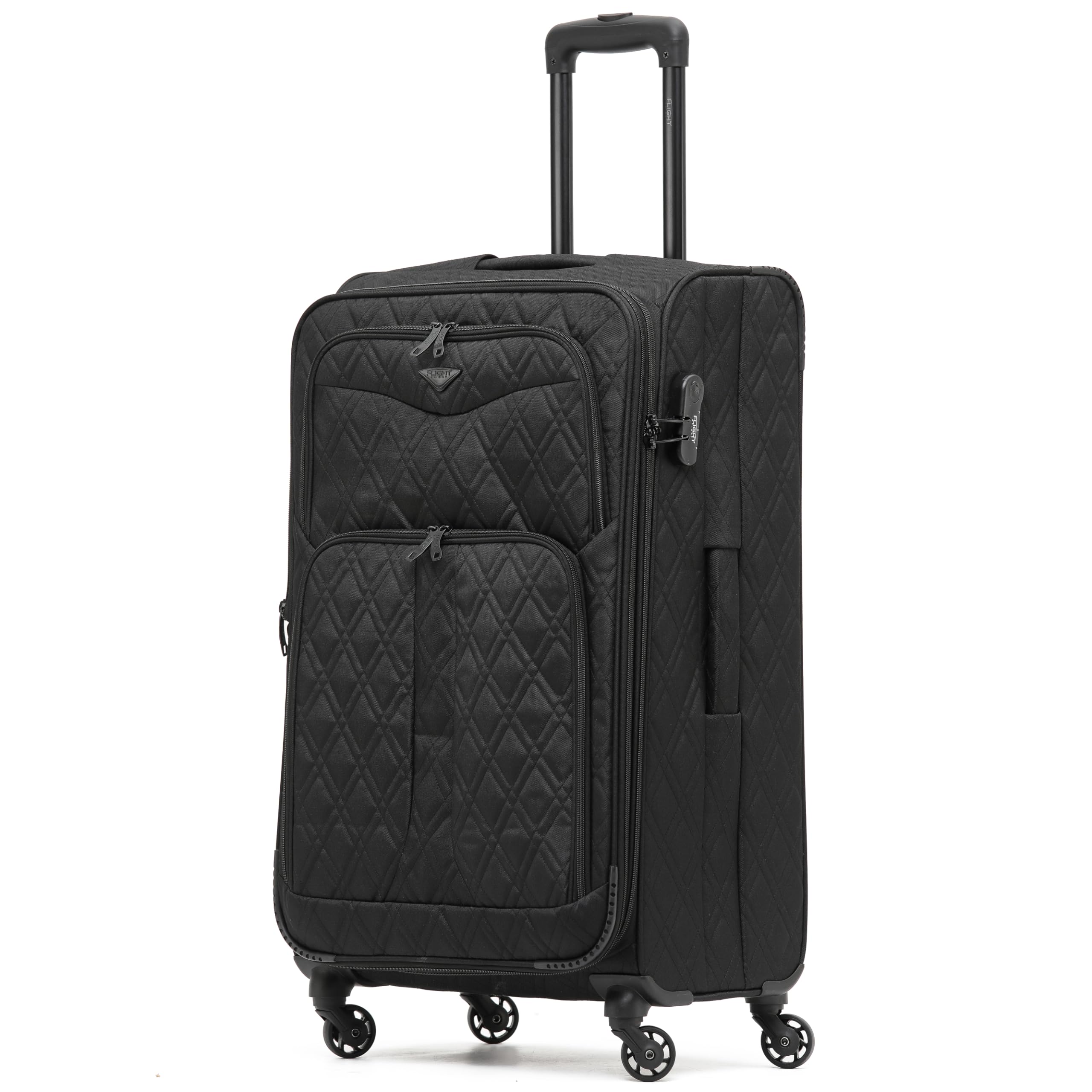Flight Knight Lightweight 4 Wheel 800D Soft Case Suitcases Anti Crack Cabin & Hold Luggage Options Approved for Over 100 Airlines Including easyJet, BA & Many More! — view 103