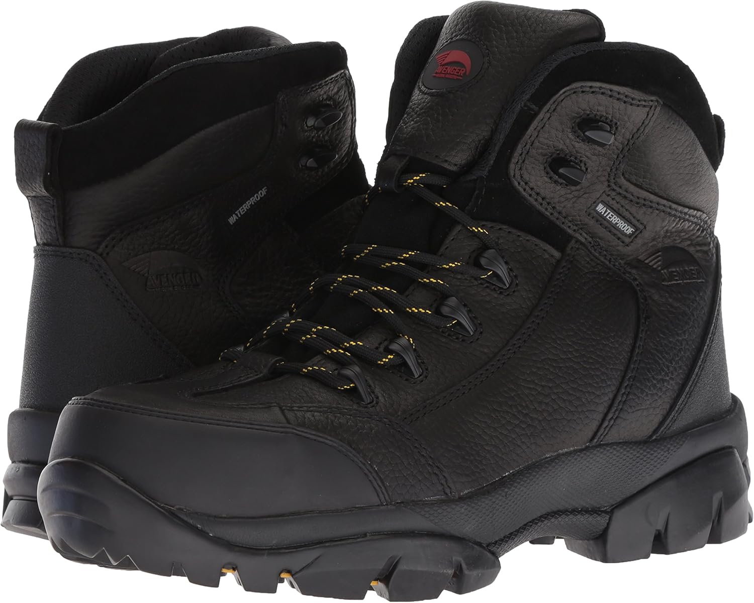 mens 6" Leather Waterproof Comp Toe No Exposed Metal Eh Work Boot - Image 7