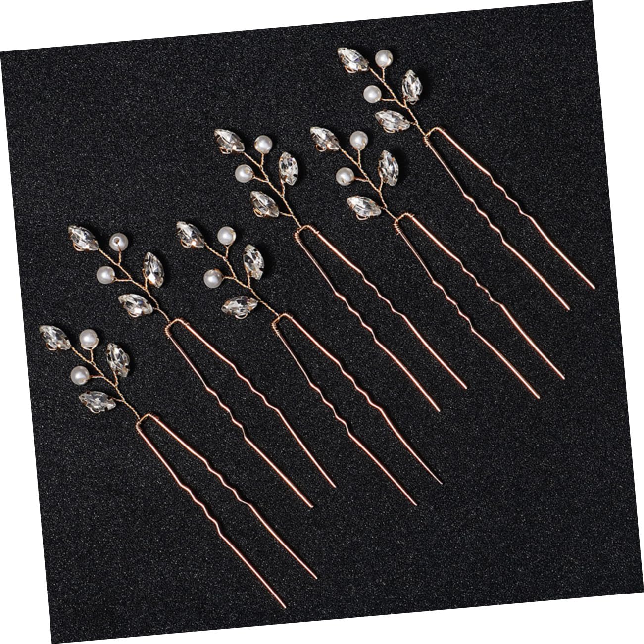 VICASKY 18 Pollici Fermagli per Sposa Vintage U Accessori con e Handmade per Matrimonio Cerimonie e Feste
