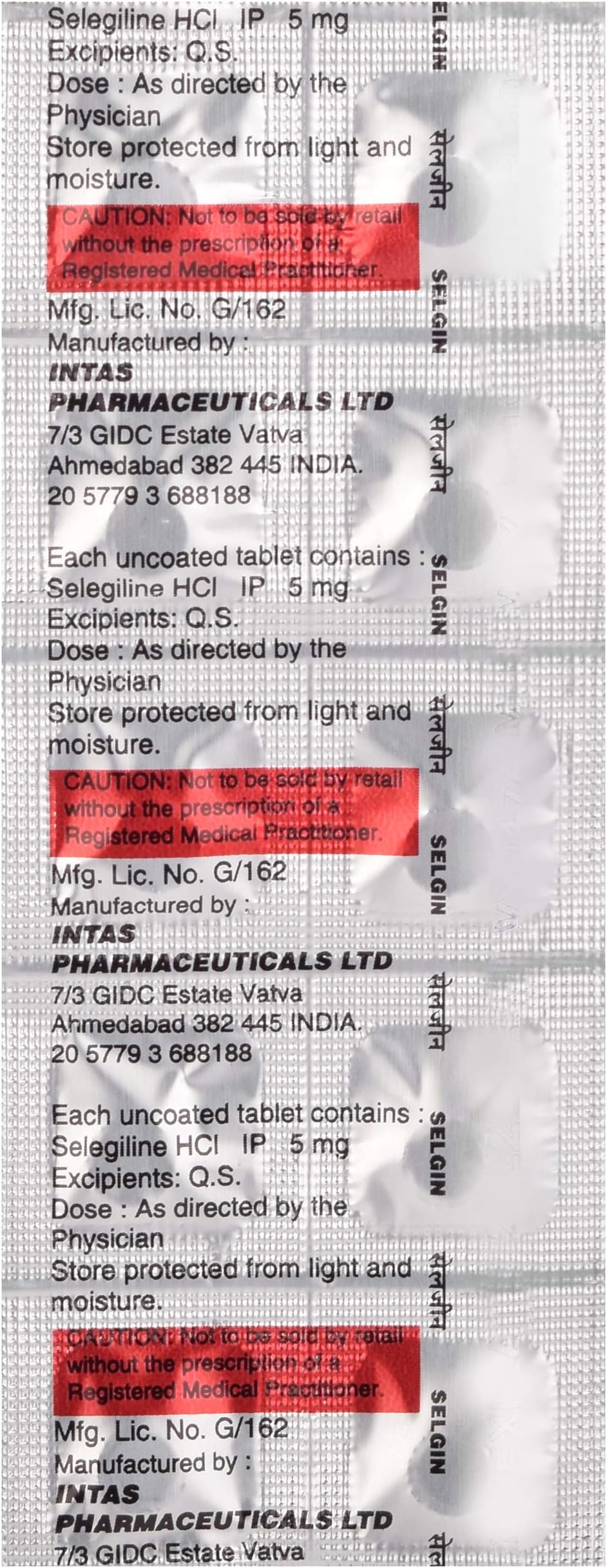 Selgin - Strip of 10 Tablets