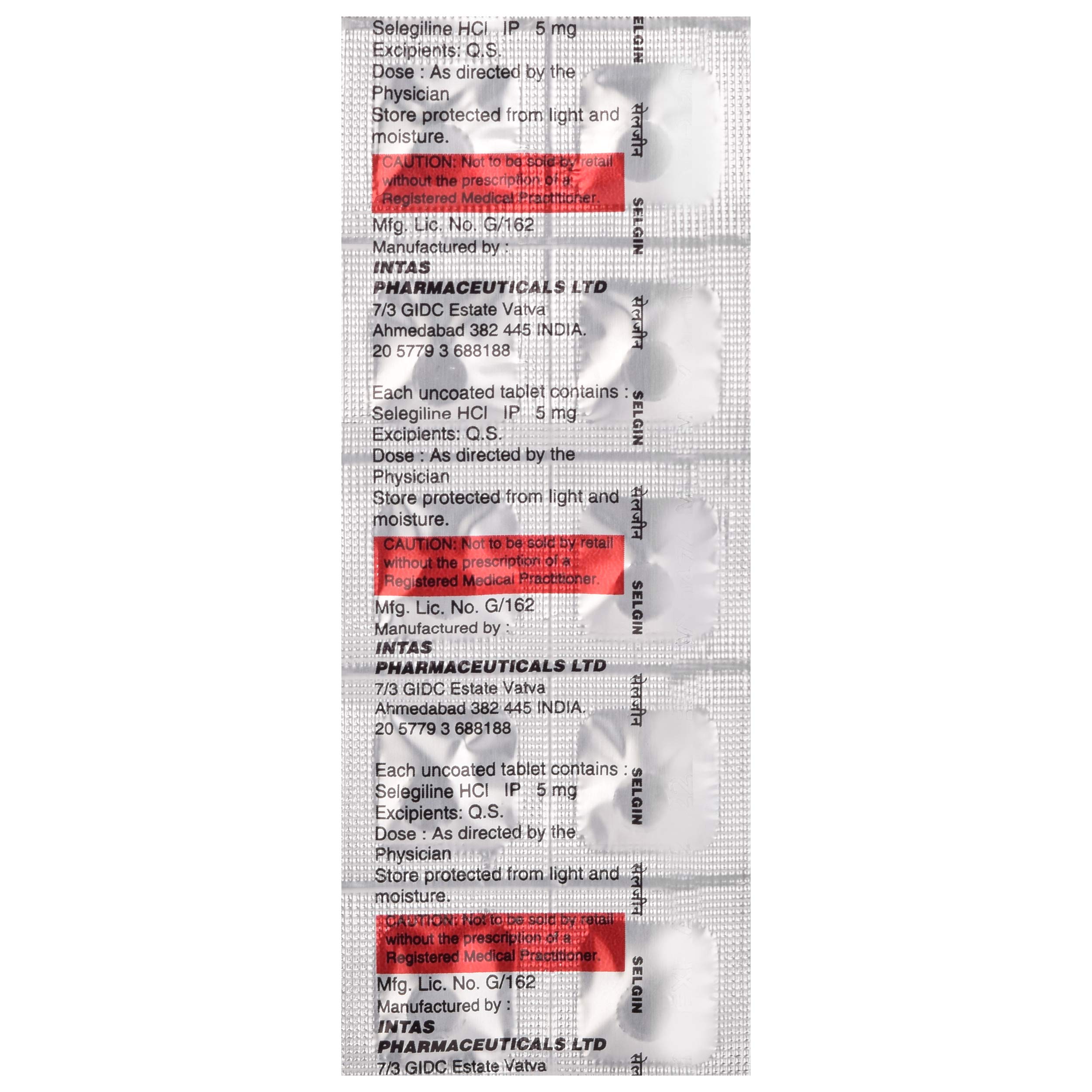 Selgin - Strip of 10 Tablets