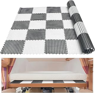 LILXIU Plastic Mattress Underlay 82.6 X 70.8 Inch RV Mattress Underlay Moisture Barrier Queen Size Under Mattress Ventilation for RV Boat Camper