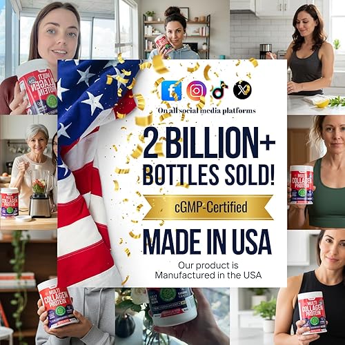 Miniatura 8 de Péptidos de colágeno múltiple con prebióticos + probióticos + tipo I, II, III, V, X + polvo de colágeno hidrolizado con vitamina C+D3+B7+K2+E ácido