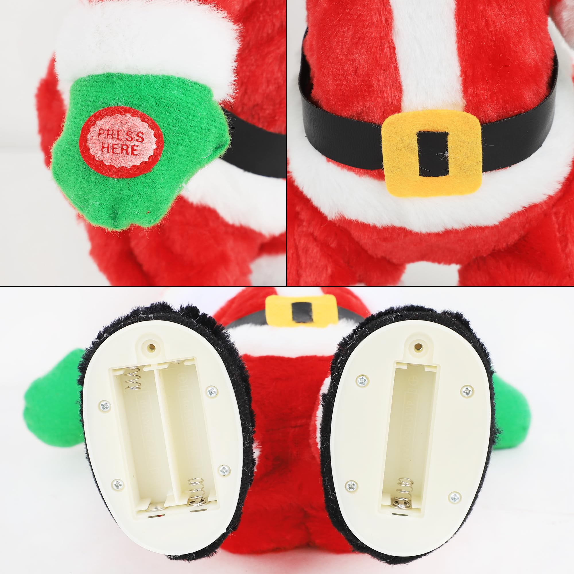Amazon.com: 13in Twerking Santa Claus Cute Christmas Ornament