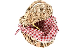 Wicker Basket with Liner: The Ideal Little Red Riding Hood Basket