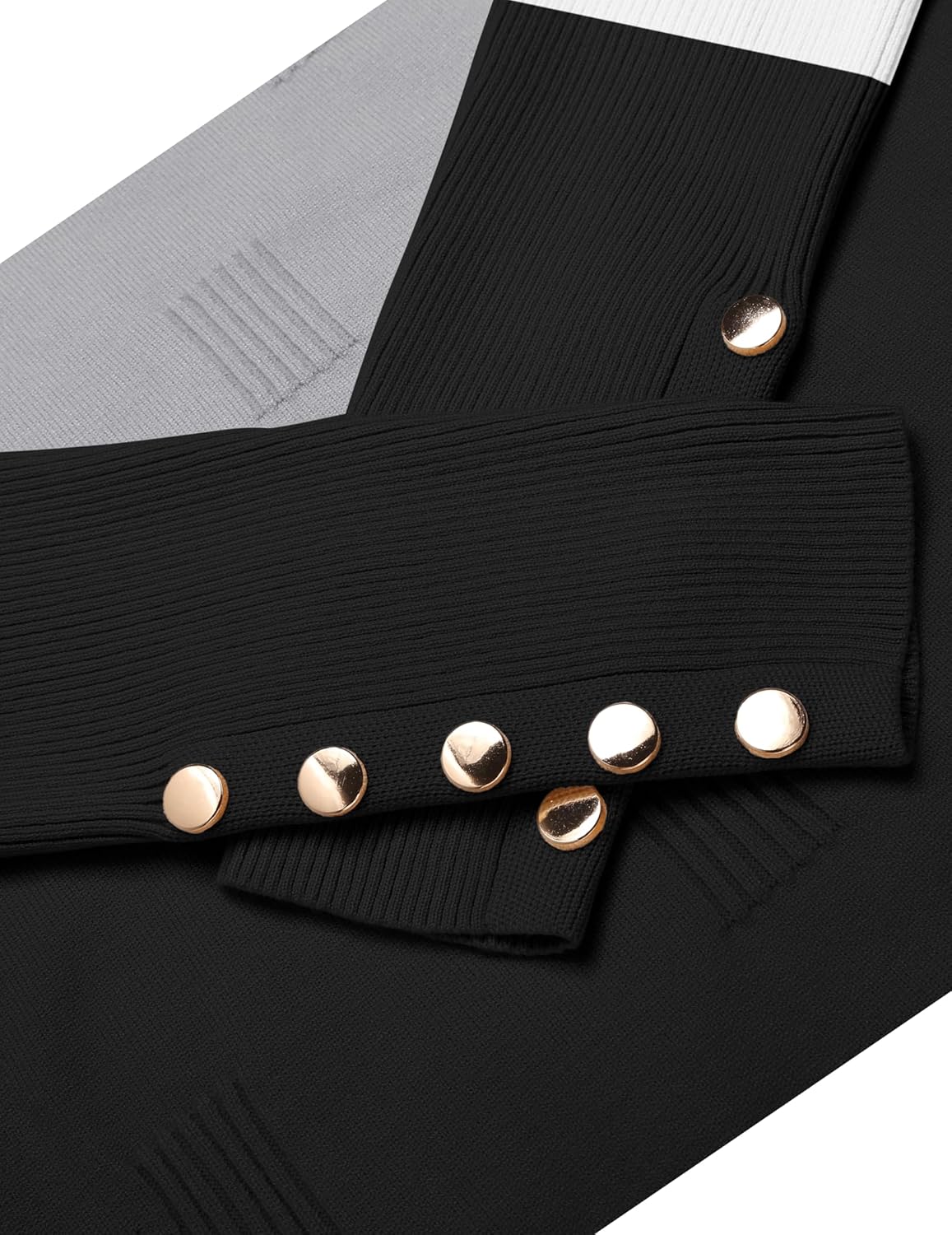 Zeagoo Womens V Neck Sweaters Shirts Long Sleeve Lightweight Ribbed Knit Pullover Sweater Blouse Tops with Buttons Oufits - Image 6