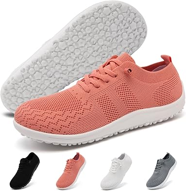 Running Sneakers for Women Barefoot Tennis Wide Toe Box Soft Athletic Shoes