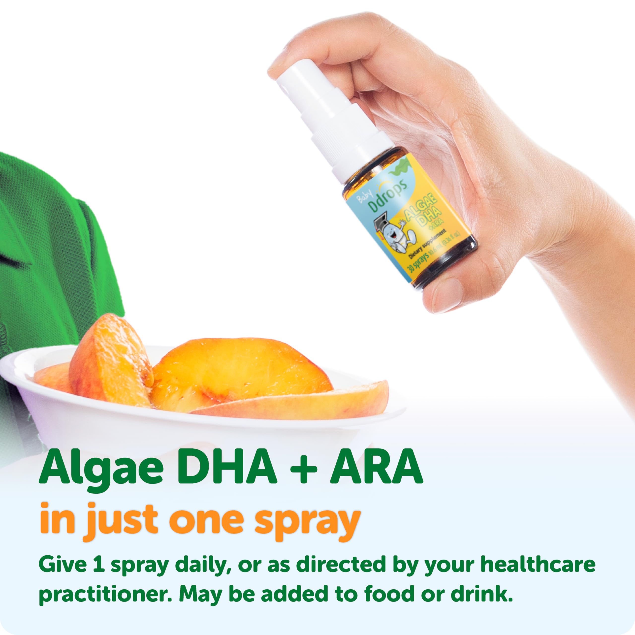 Ddrops Baby Algae DHA + ARA, 30 Sprays — Amazon image 5