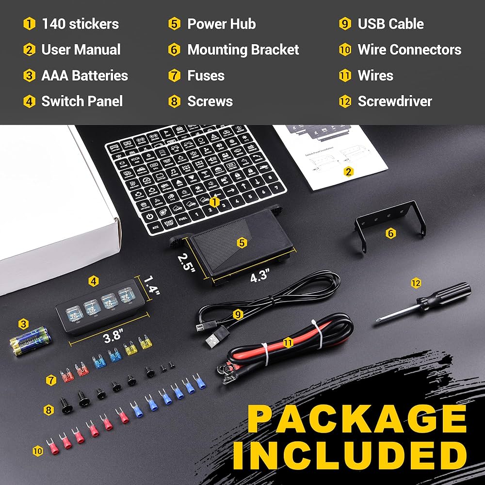 Amazon.co.jp: Bumbee Wireless 4ギャングスイッチパネル - 多