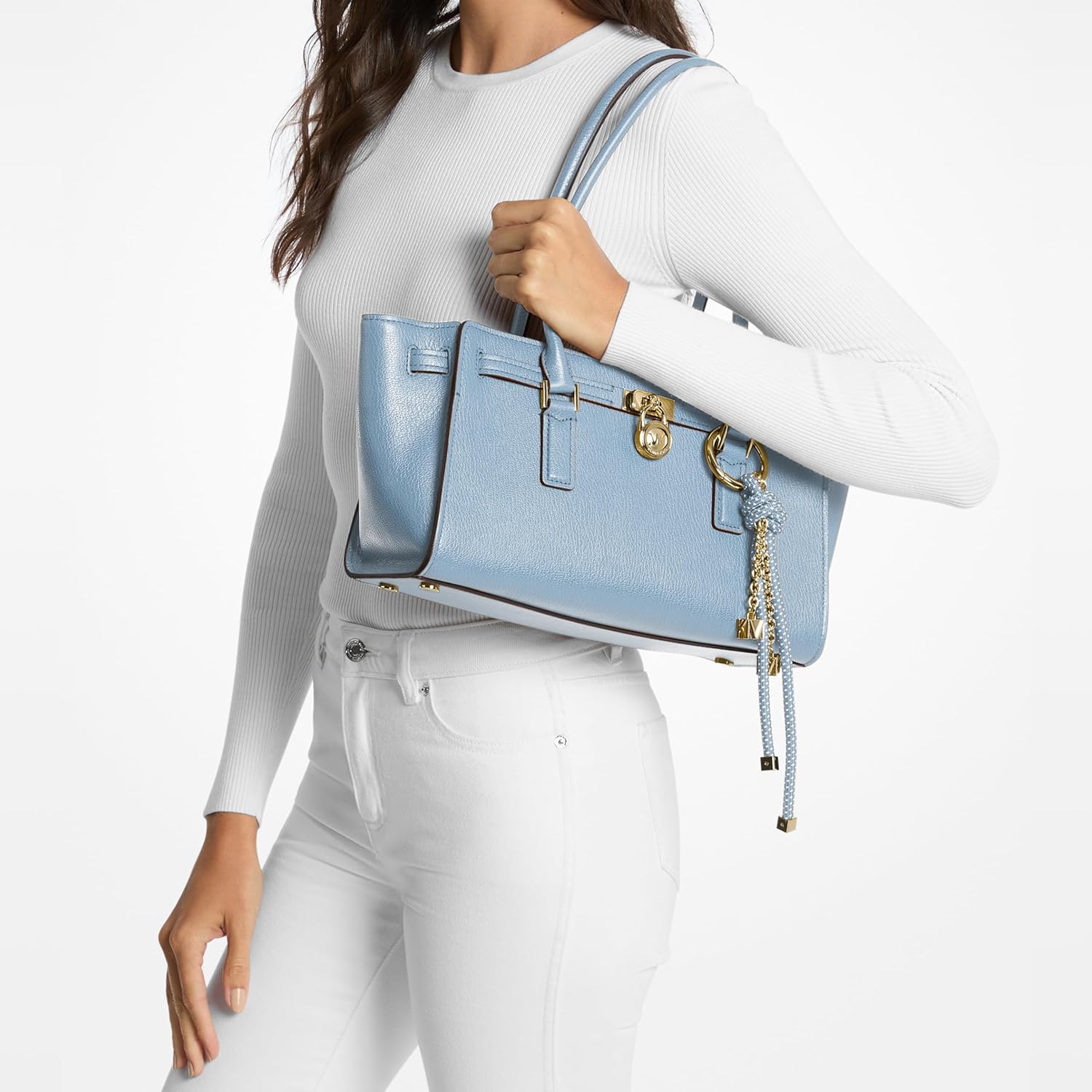 Michael Kors Women's Hamilton Moderne Small Shoulder Tote