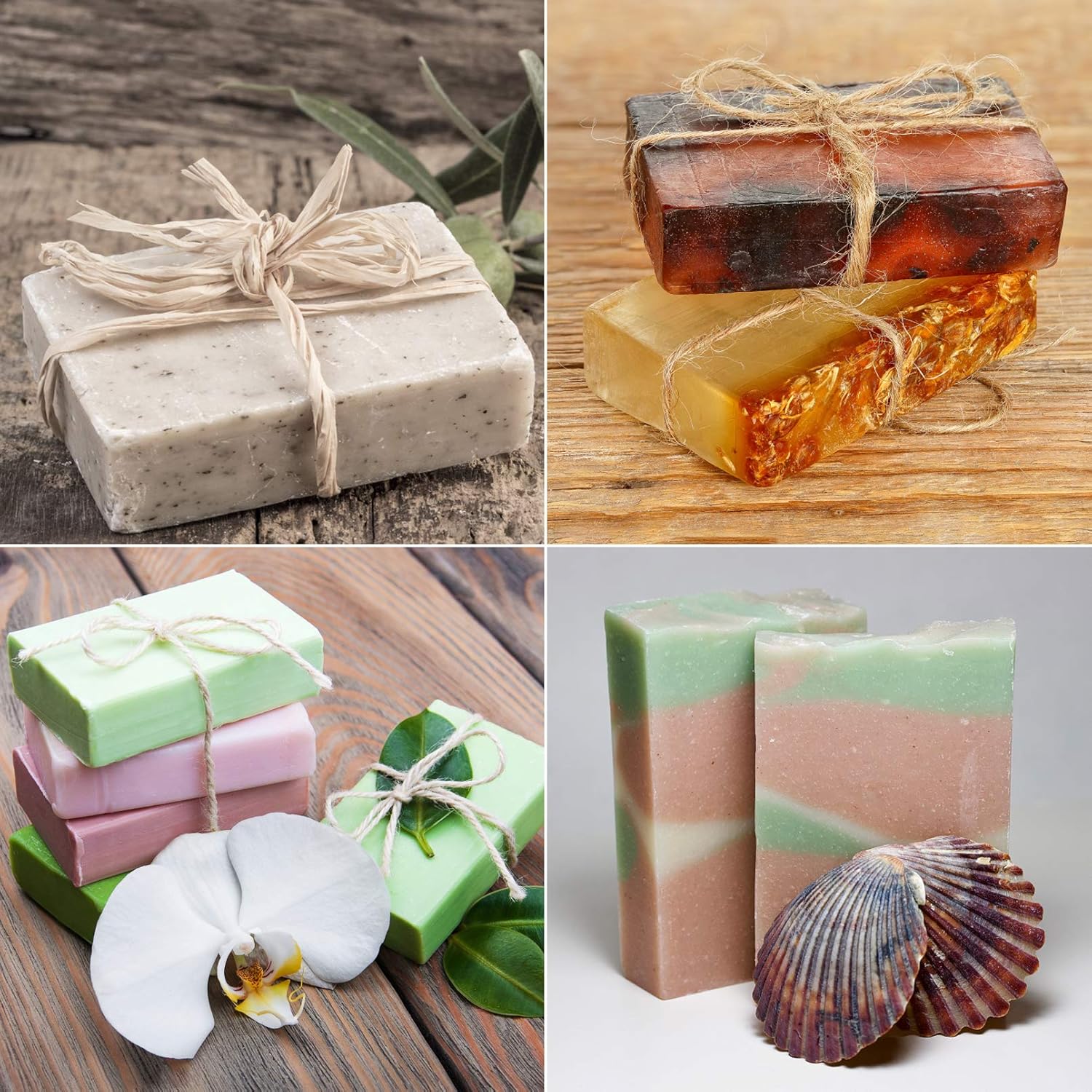 Ozera 2 Pack Silicone Soap Molds, 6 Cavities Silicone Baking Mold Cake Pan for Soap Making, Pudding, Muffin, Loaf, Brownie, Cornbread and More : Arts, Crafts & Sewing