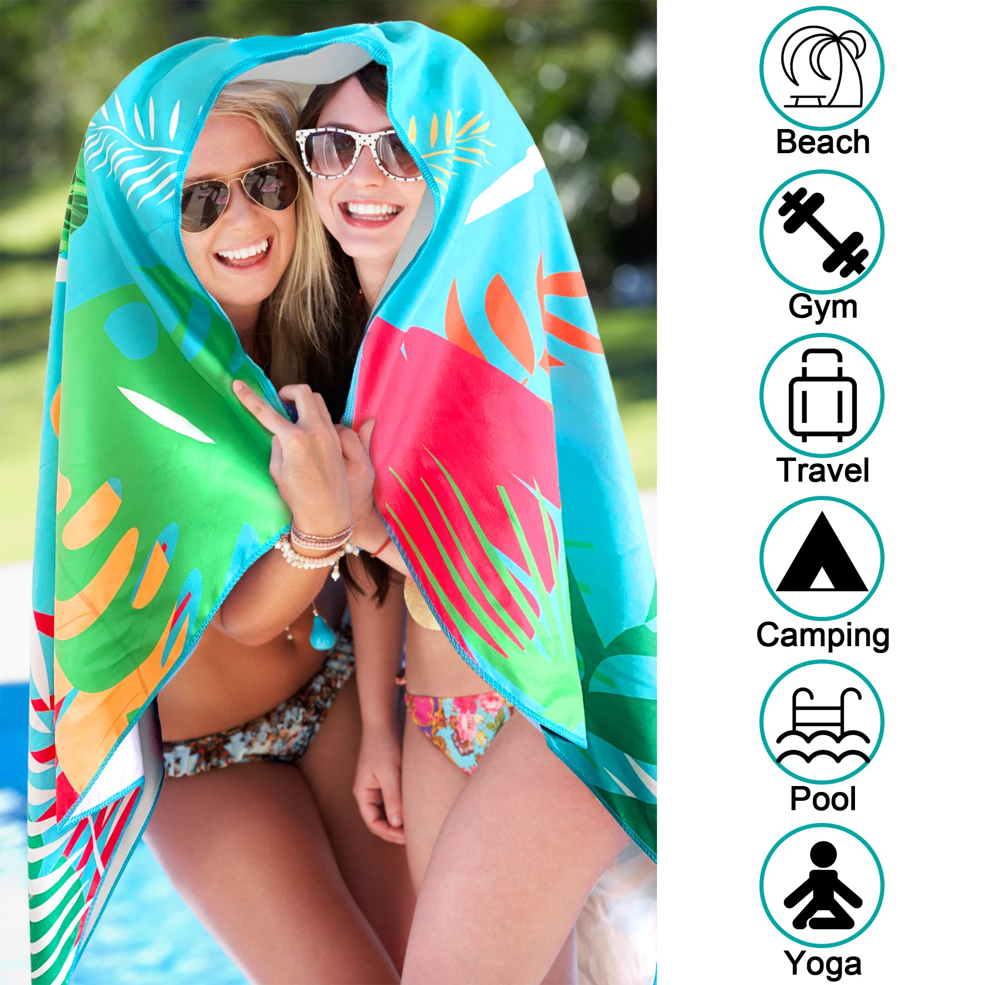 Serviette De Plage AIPER Microfibre 160x80 Cm - Séchage Rapide, Légère, Pour Piscine, Voyage, Sport Serviette Sportive Pliable Transport Facile Serviette De Plage AIPER Microfibre 160x80 Cm - Séchage Rapide, Légère, Pour Piscine, Voyage, Sport Serviette Sportive Pliable Transport Facile