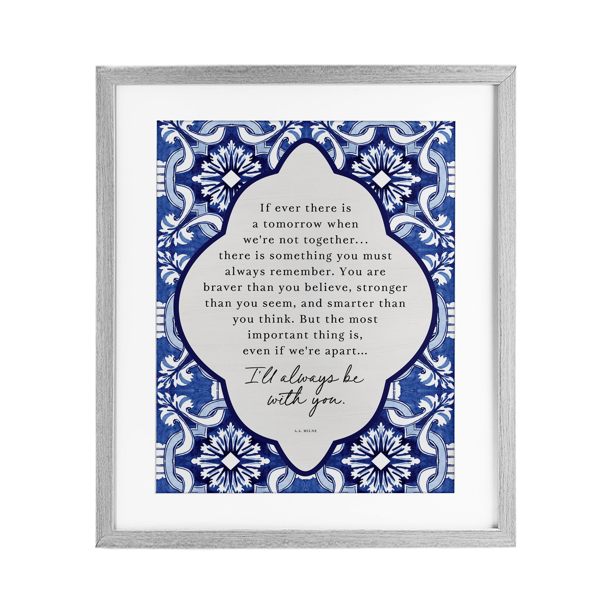 'Always Be With You Inspiration'| Framed Print Under Glass