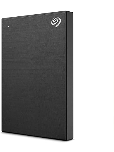 Seagate One Touch 1TB External HDD with Password Protection Black, for Windows and Mac, with 3 yr Data Recovery Services, and 4 Months Adobe CC…