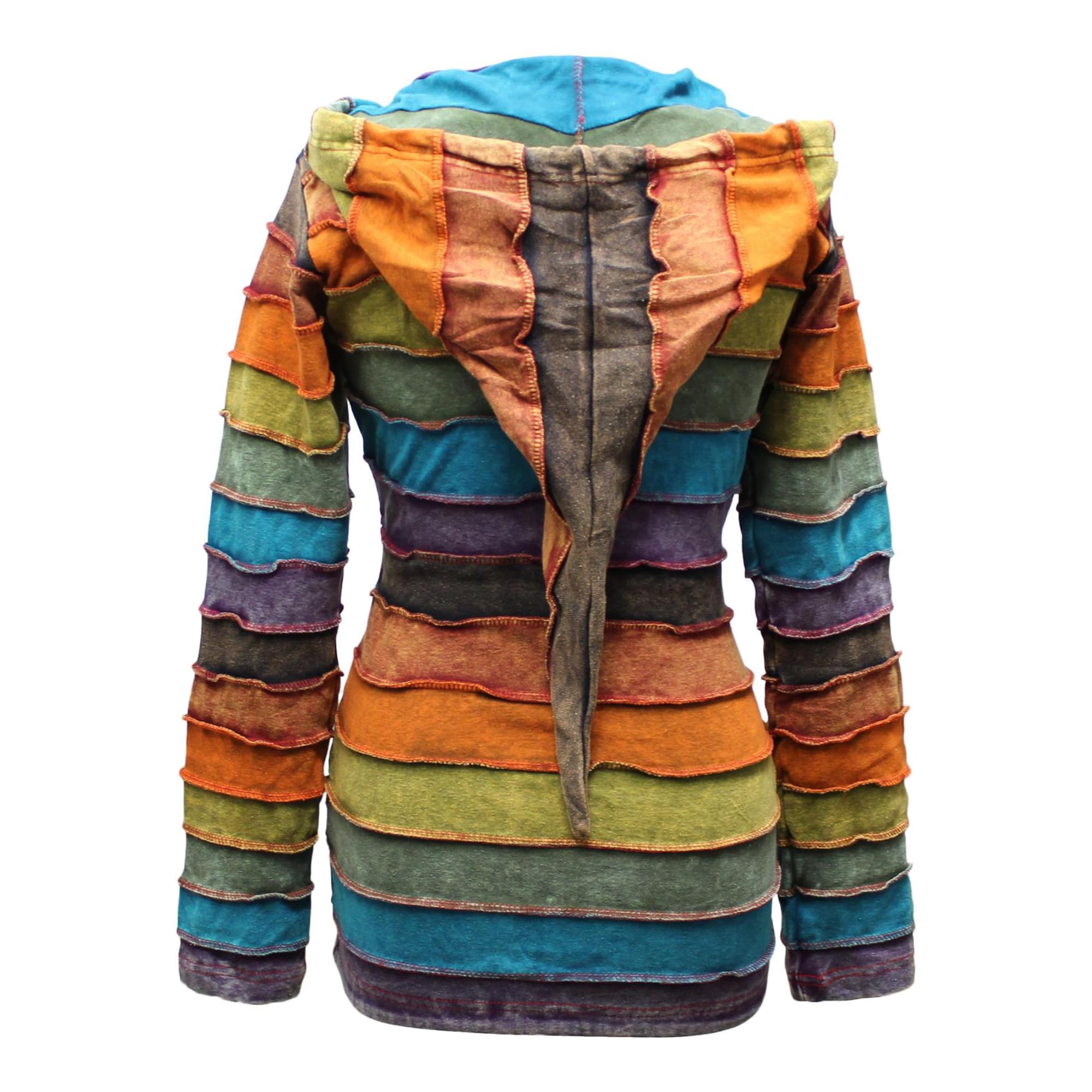 SHOPOHOLIC FASHION Femmes Lacérés Rasoir Coupe Capuche