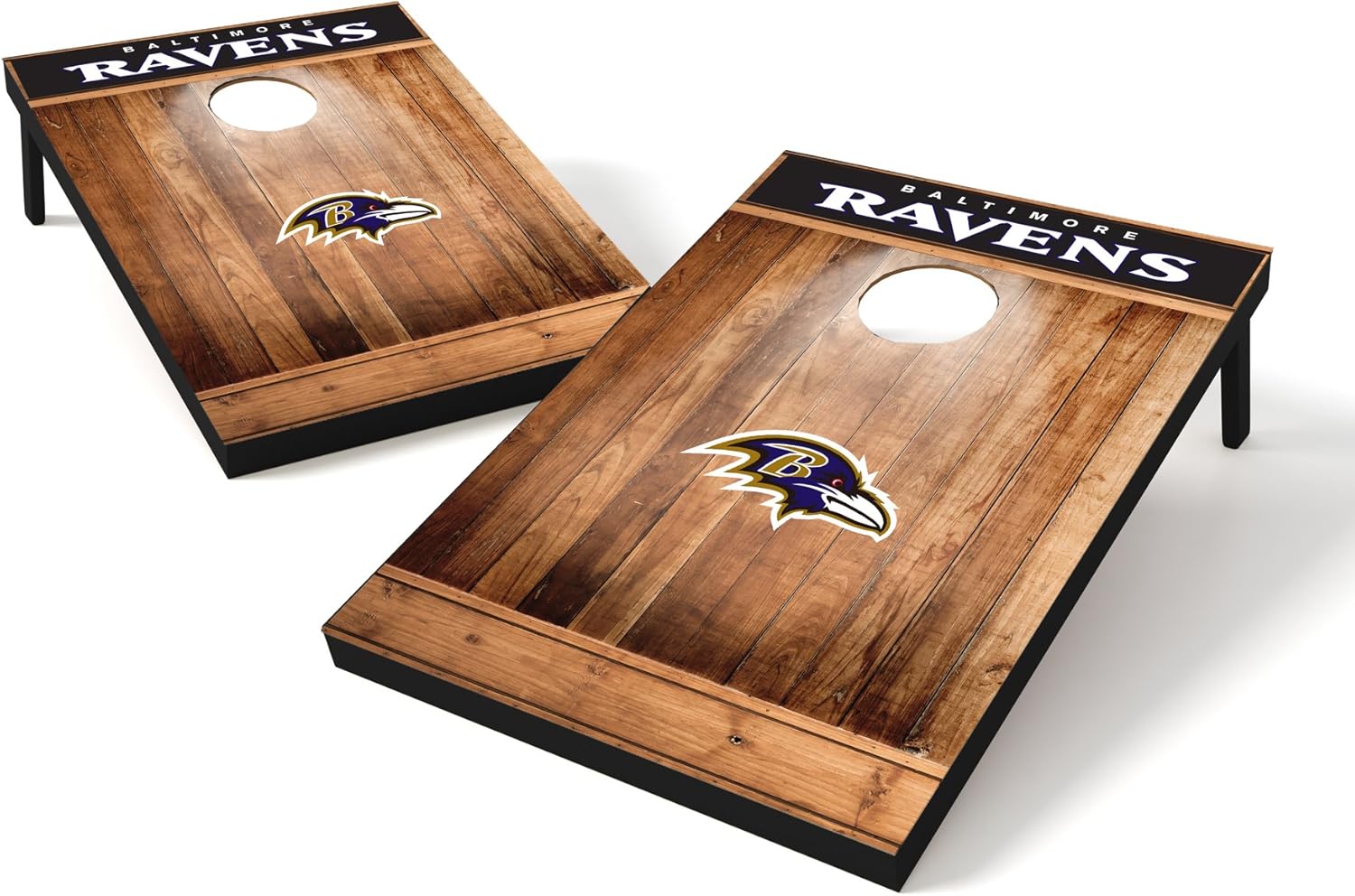 Wild Sports NFL Green Bay Packers 2'x3' Cornhole Set - Brown Wood Design, Model: TTW1BN-111 : Sports & Outdoors