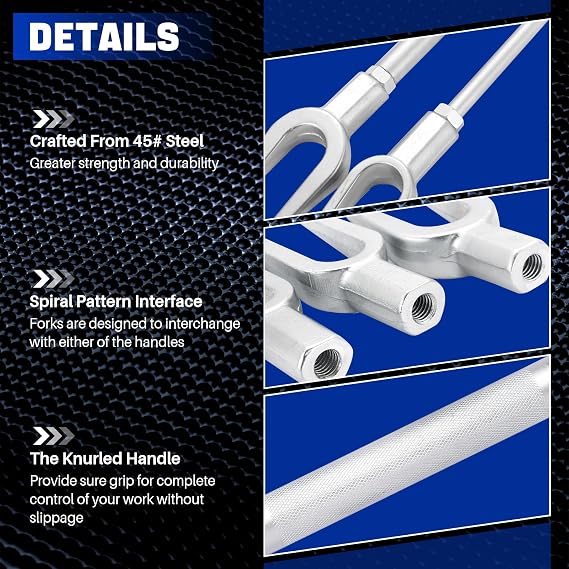DASBET 5PCS Ball Joint Separator Tool, Pickle Fork Tool Set