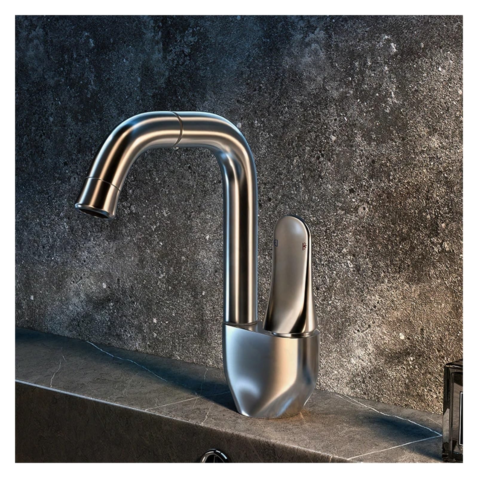 Robinet de salle de bains gris bronze pour une décoration moderne - 8