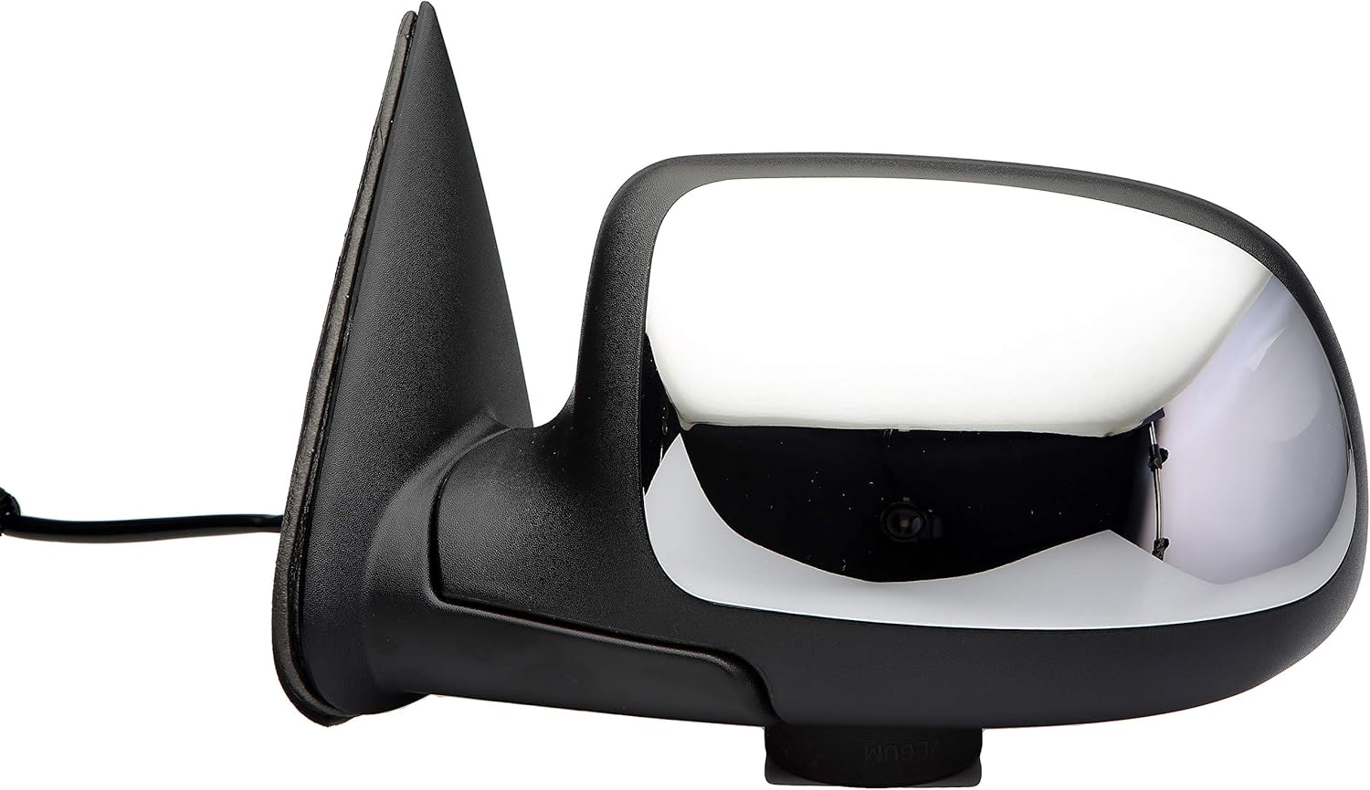 Dorman 955-060 Driver Side Power Door Mirror - Folding Compatible with Select Chevrolet / GMC Models, Black and Chrome