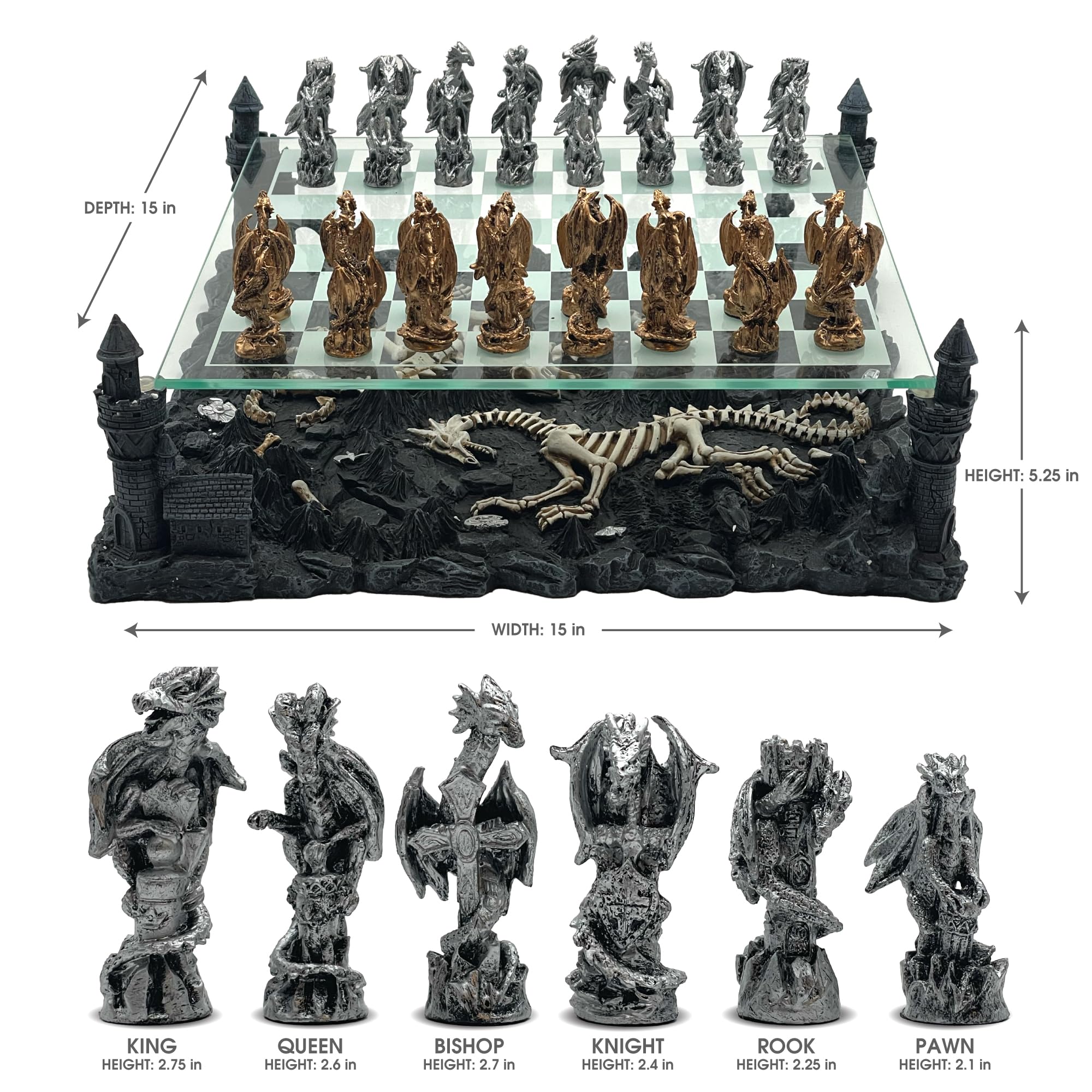 Amazon | Dragon Chess Set | チェス | おもちゃ