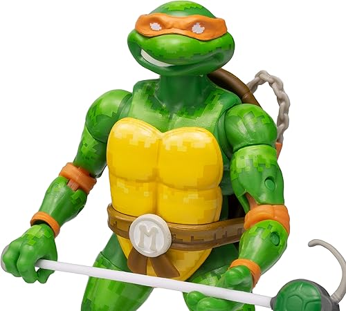 Miniatura 3 de The Loyal Subjects Teenage Mutant Ninja Turtles 'Arcade Game' Michelangelo BST AXN Figura de acción de 5 pulgadas