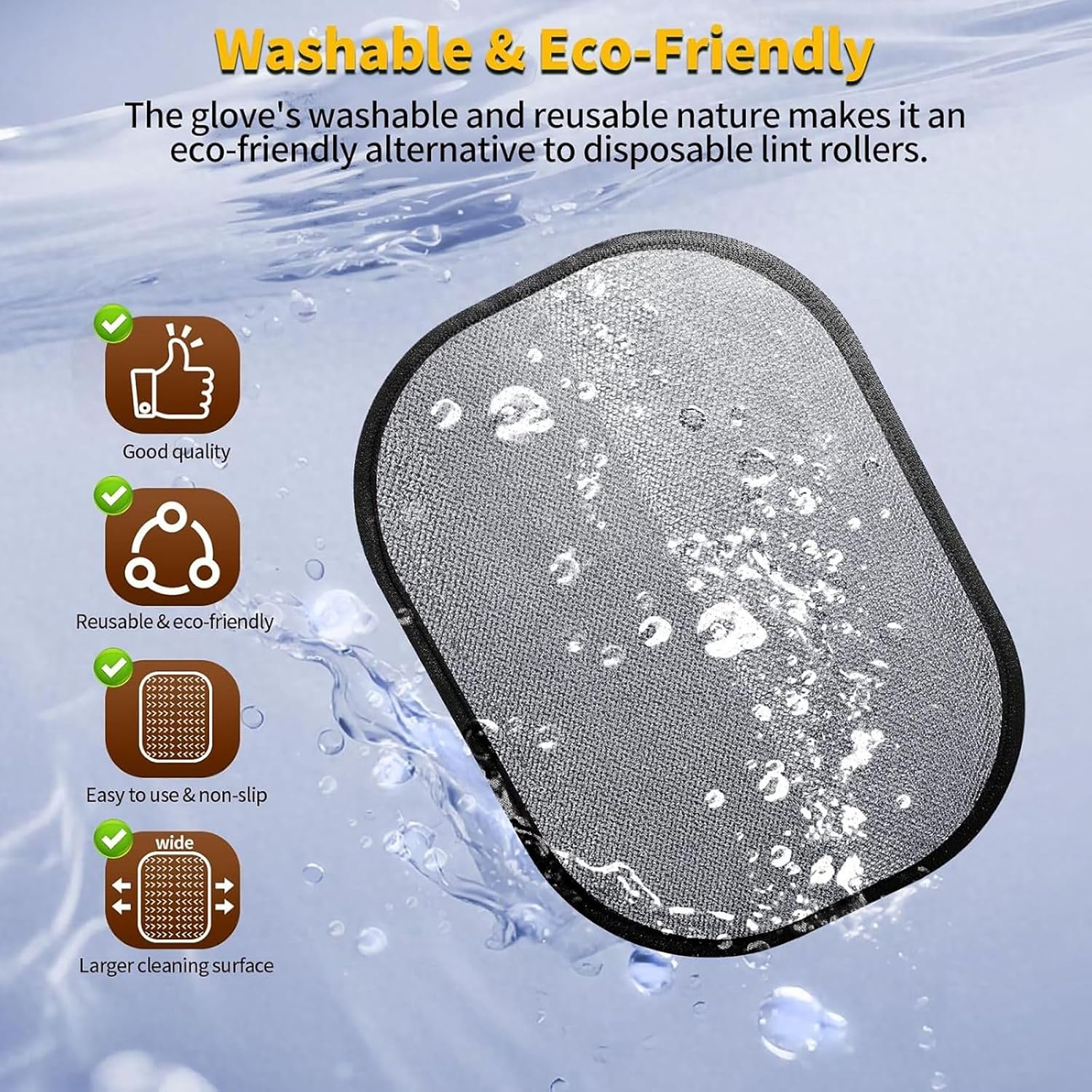 Comfortable Treehouse Bedroom Electrostatic Pet Hair Removal Gloves, Reusable Magic Brush for Dog & Cat Hair | Fur Remover for Couch, Carpet, Car Seat & Clothing