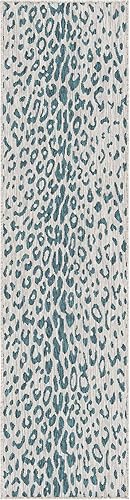 Vista 131 de Unique Loom Outdoor Safari Collection - Alfombra Samburu (10 pies cuadrados, natural/marrón claro)