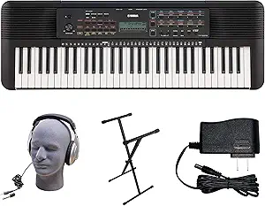 Yamaha PSR-E273 PKS 61-Key Premium Keyboard Pack with Power Supply, X-Style Stand, and Headphones (YAM PSRE273