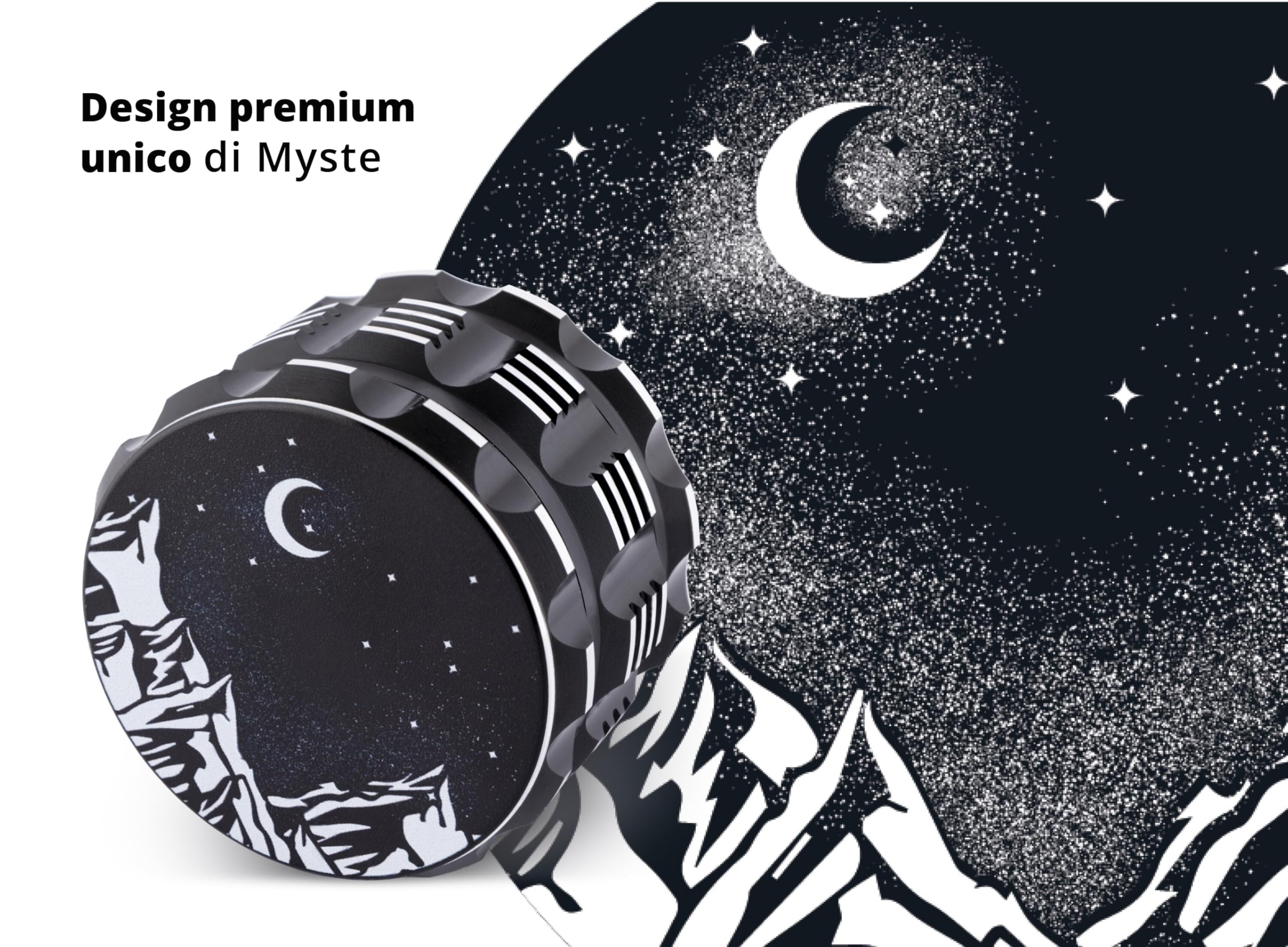 Kinsteck 2.4" Broyeur D'herbes Moulin à épices En Aluminium 4 Pièces Avec Grattoir à Pollen Parfait Pour Les Gourmands Qui Désirent L'excellence Culinaire-métallique