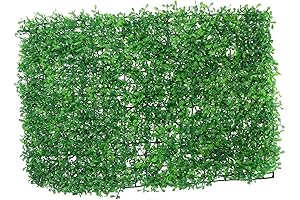 Small Artificial Plant Wall Photo Plastic Placemat: Your Greenery Oasis