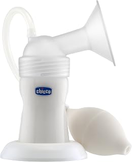 Bomba Tira Leite Clássica Manual, Chicco, Branco, Depende Do Tamanho De Mamadeira Que Se Acopla Na Bomba