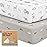 KeaBabies 2-Pack Organic Crib Sheets for Boys, Girls - 52x28 Fitted Crib Mattress Sheet Neutral, Breathable Jersey Cotton Cover for Baby Bed, Toddler Mattress, Soft & Cute Prints (Savannah)