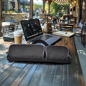 Tanmqin Protective Travel Case for Logitech MX Keys S/MX Keys/MX Keys Mini Wireless Keyboard. Keyboards Carrying Storage Holder with Pocket for Logitech Mouse and USB Receiver (Box Only)