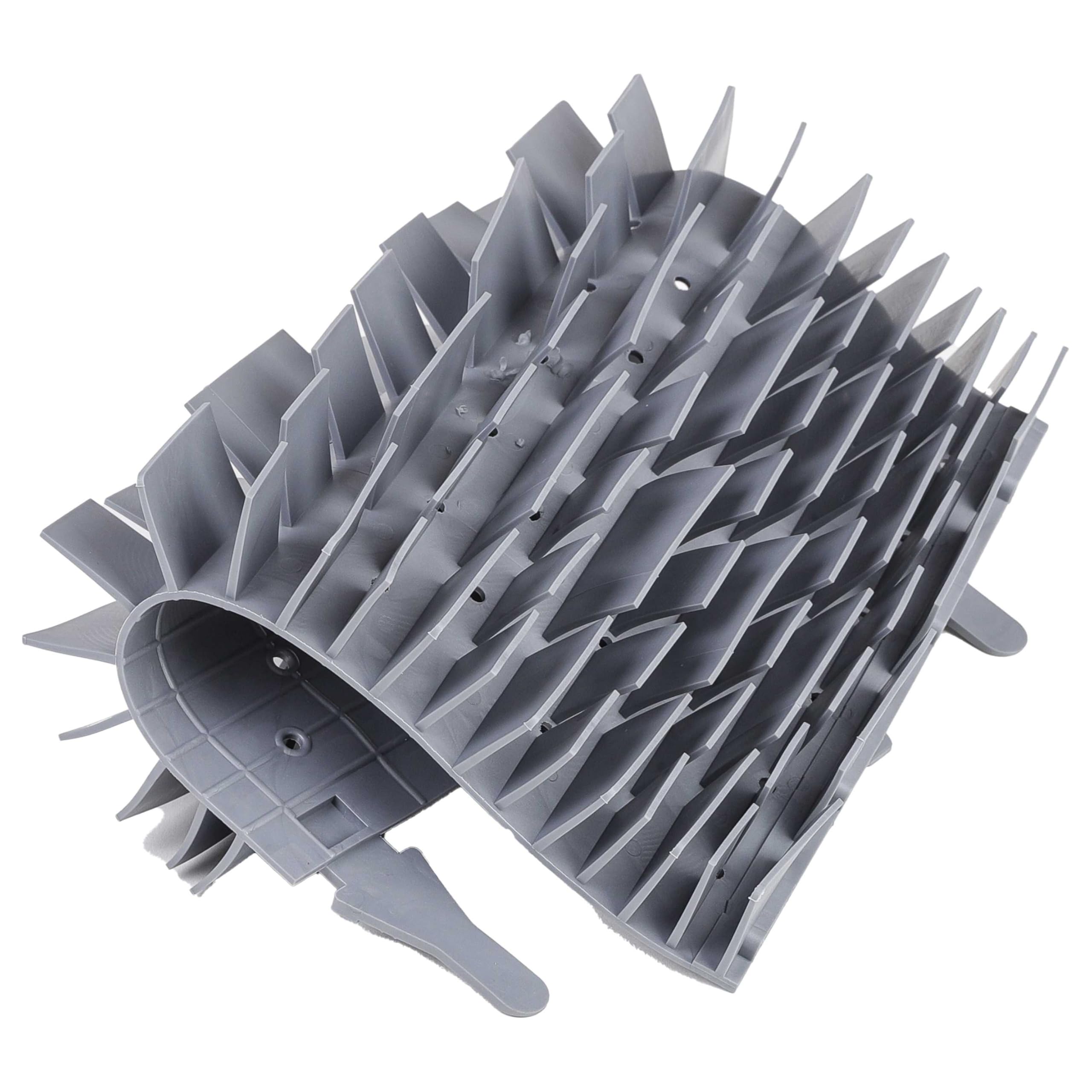 vhbw Brosse Compatible Zodiac RG3200 OT3290 Robot Piscine Caoutchouc 24,7x18x2,8 cm