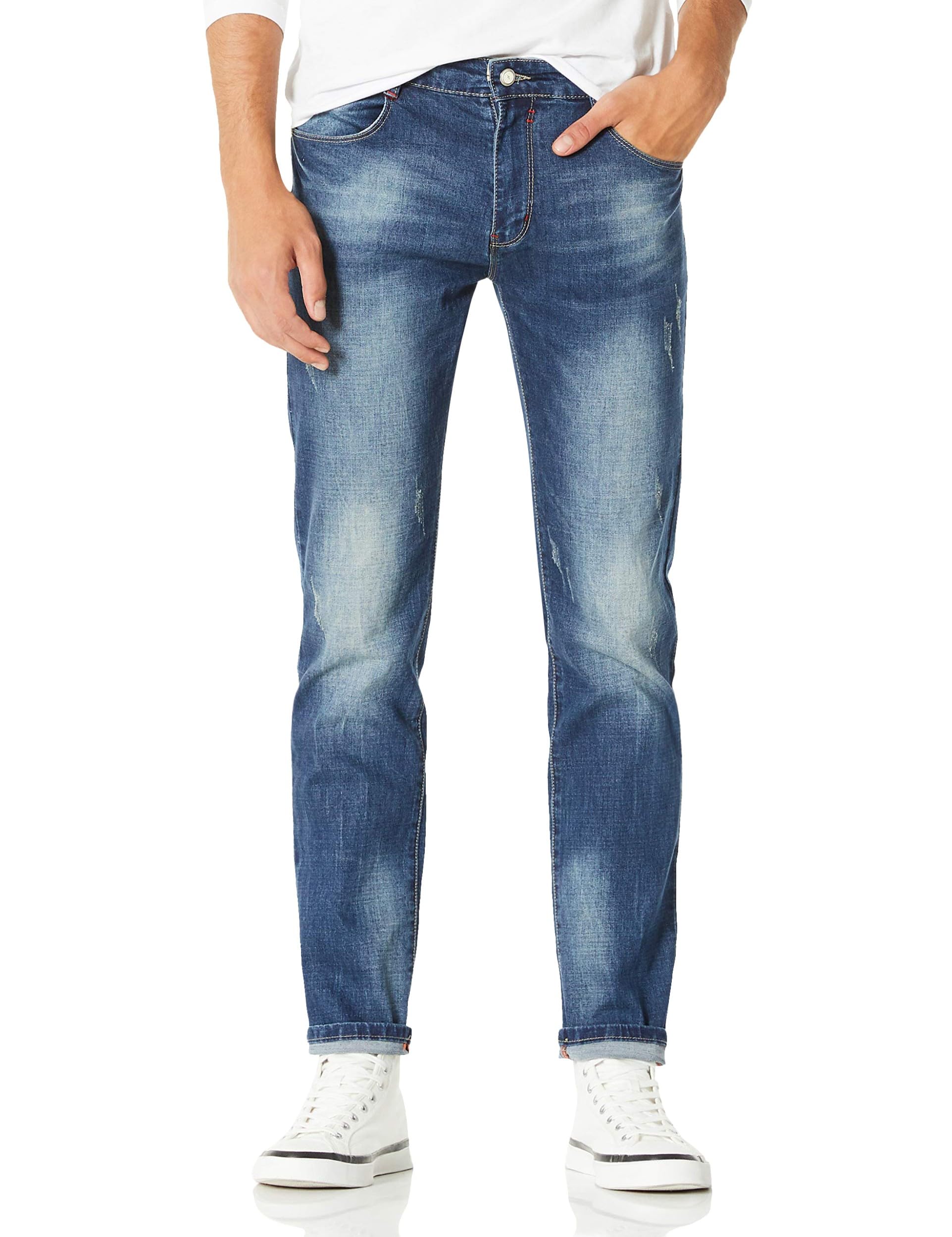 XIXVON Serie 8, Jeans Skinny Morbidi ed Elasticizzati