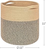 Vista 3 de voten Cestas organizadoras de almacenamiento de 11 x 11 x 11 pulgadas, se ajustan a cubos de 12 x 12 pulgadas, estantes organizadores