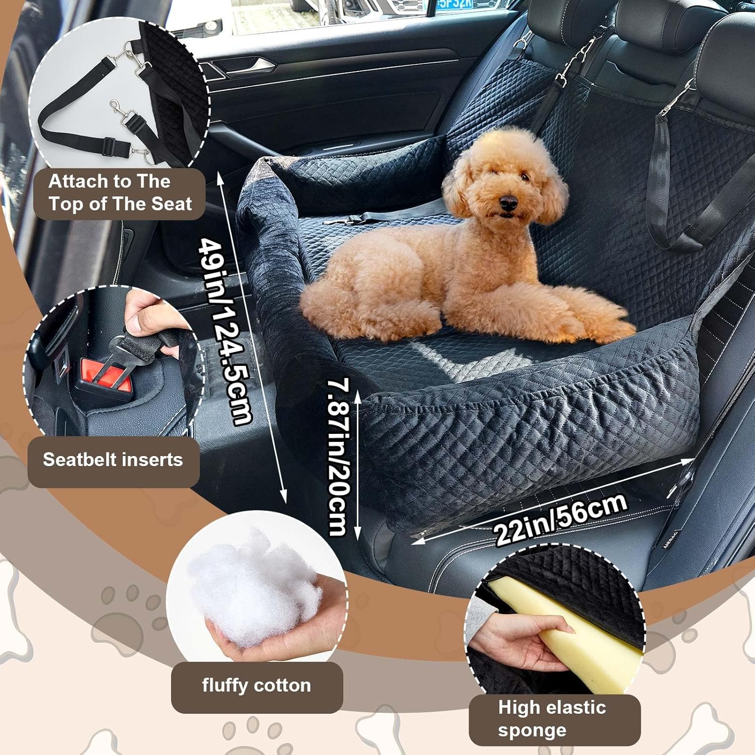 Ultimate Comfort: Review of the Suzile Dog Car Seat Bed for Large Pets