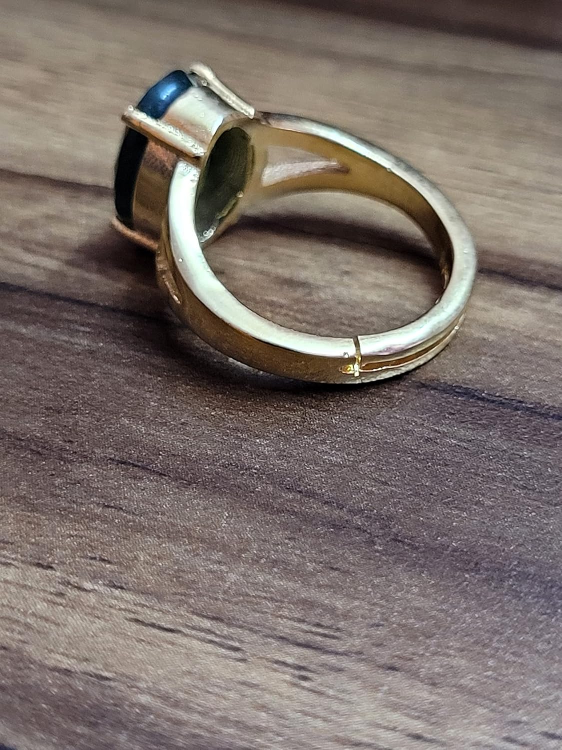Emerald Adjustable Ring For Men And Women 7.25 CARAT Ring Gemstone Ring 14K Gold Plated Adjustable Ring Emerald Ring For Men And Women By ANTIQUESILVERJEWELRY, Green,Emerald