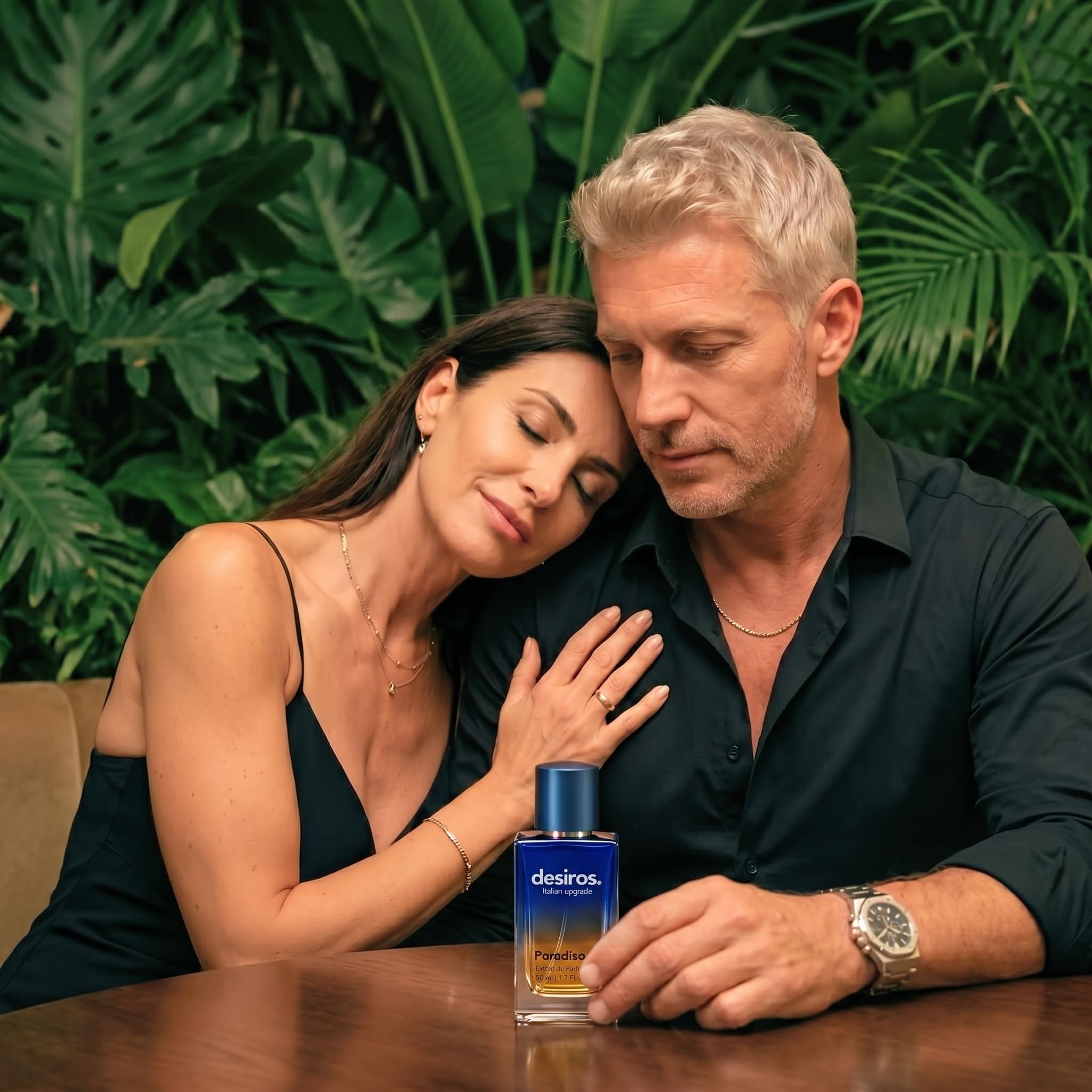 Desiros Paradiso Perfumy Włoskie Uwodzicielskie Cytrusowe Świeże, 50 ml | Markowe perfumy, feromony perfumowane z Androstadienonem, 25% olejków eterycznych, nut neroli i jaśminu, pomysł na prezent