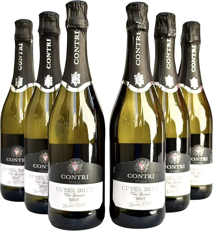 Espumante Italiano Luciano Contri Brut | Kit Com 6 Garrafas | Oferta