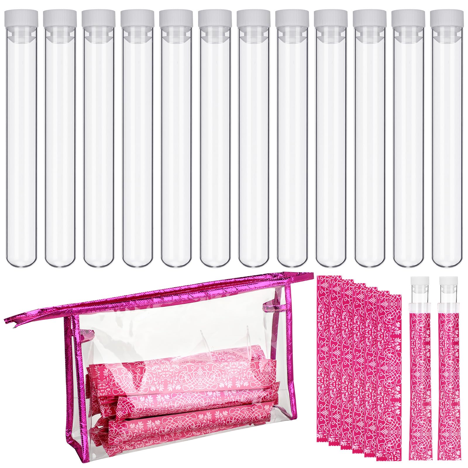 Foldtier 39 Pcs Plastic Travel Tubes for Women, Classic Style