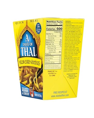 Vista 47 de A Taste of Thai Fideos de maní – Paquete de 6 fideos instantáneos Heat & Eat de 5.25 onzas con sabor a salsa tailandesa clásica Sin gluten