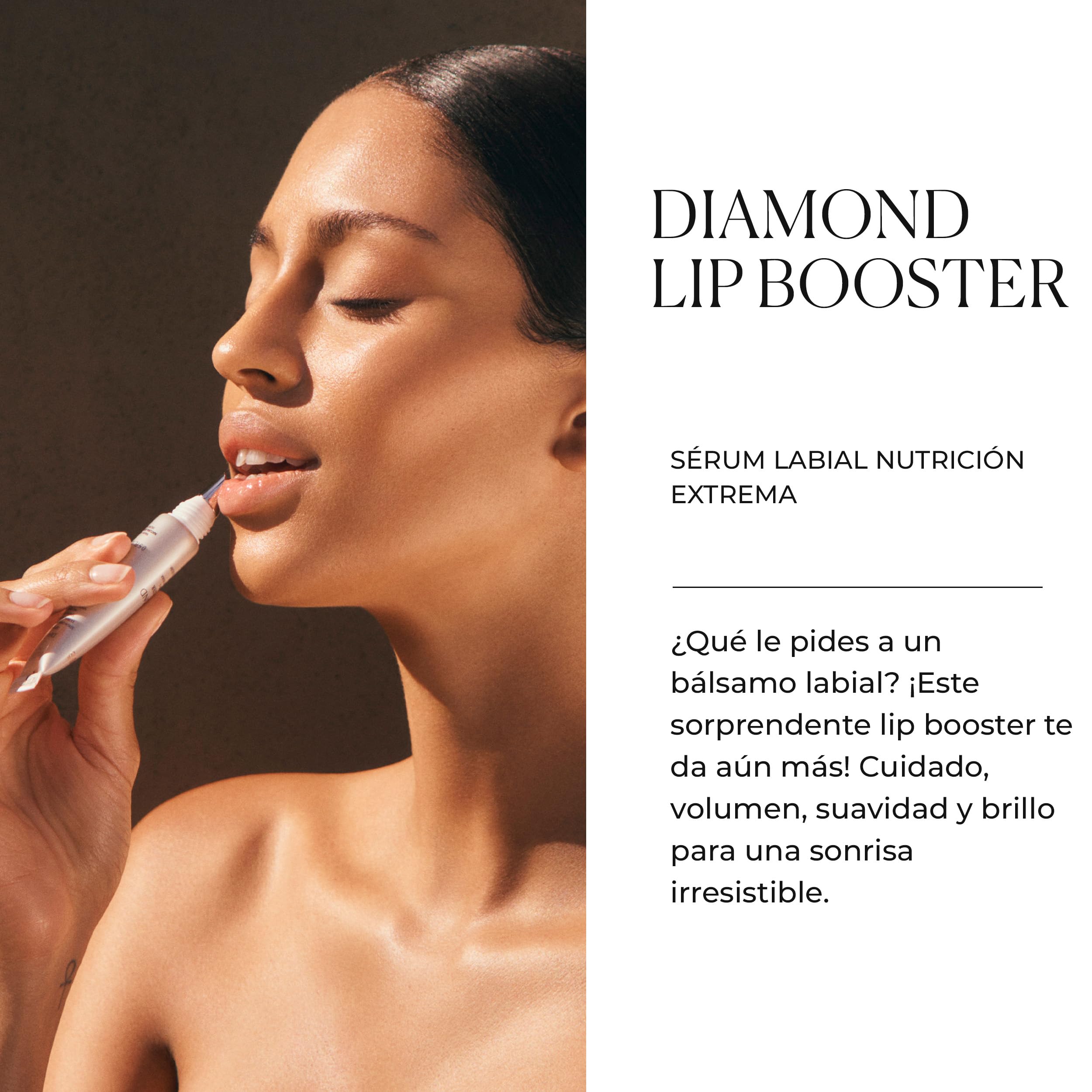 Natura Bissé Diamond Lip Booster | Bálsamo de Labios Hidratante y Reparador con Efecto Volumen con Omega 5, Aceite de Cúrcuma, Capsaicina y Vitaminas E y F | 15 ml
