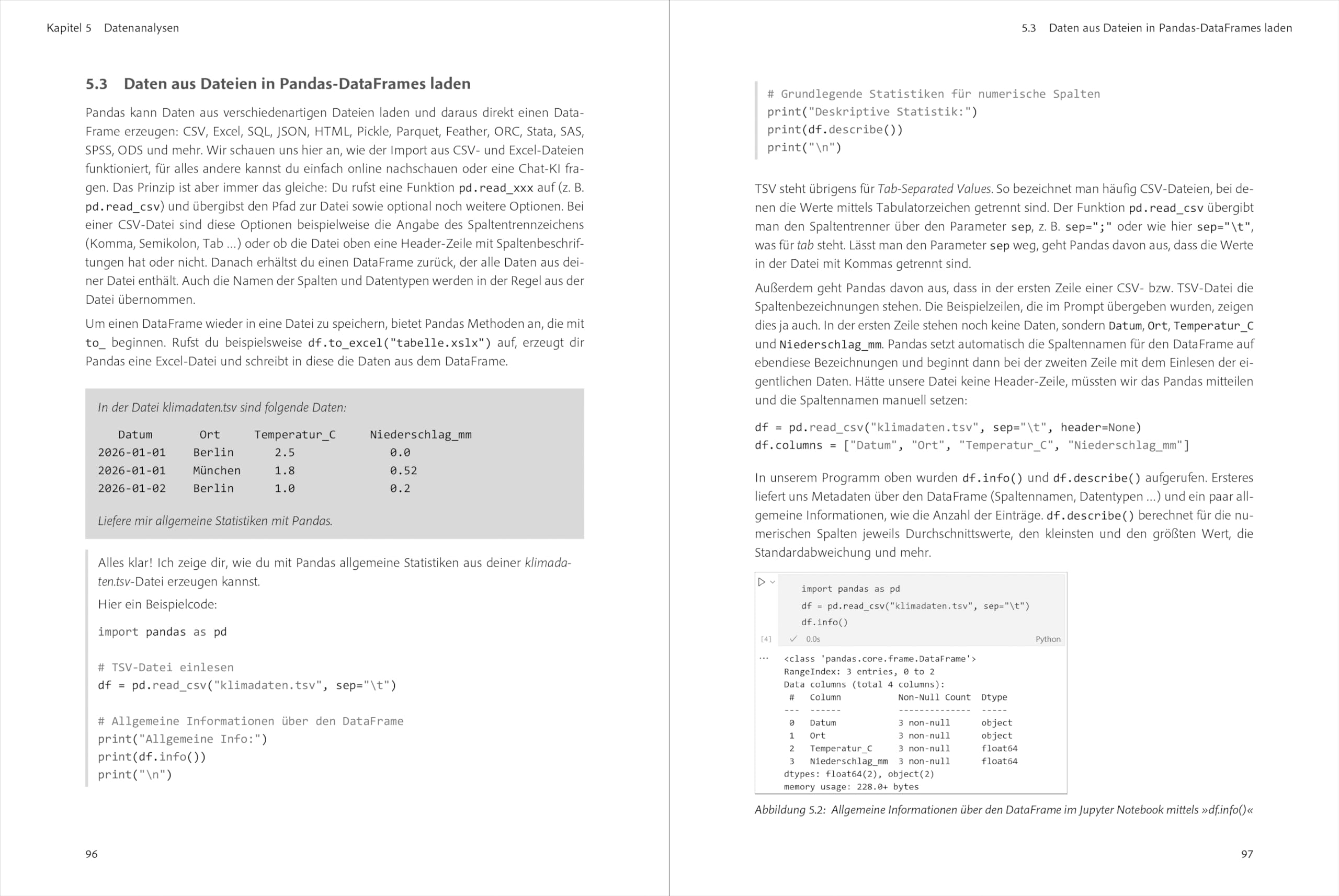 Python für KI- und Daten-Projekte: KI einsetzen, Daten analysieren, Routineaufgaben automatisieren – Python für Nichtinformatiker!