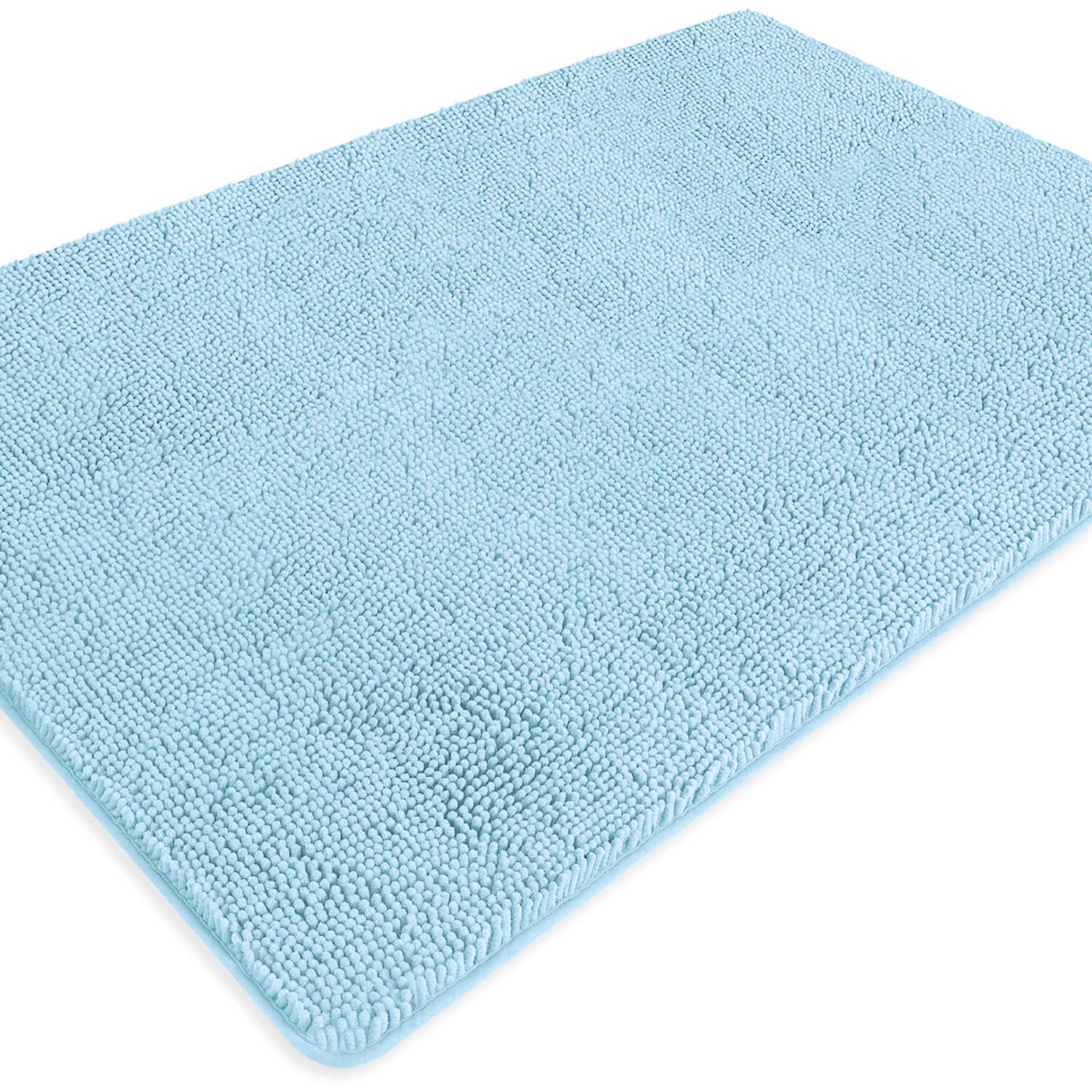 PureSwan Bathroom Rugs 40 x 60 Inch – Extra Large Bath Mat | Absorbent and Washable Thick Chenille Bath Rugs Non-Slip Runner Rug for Bathroom, Shower,
