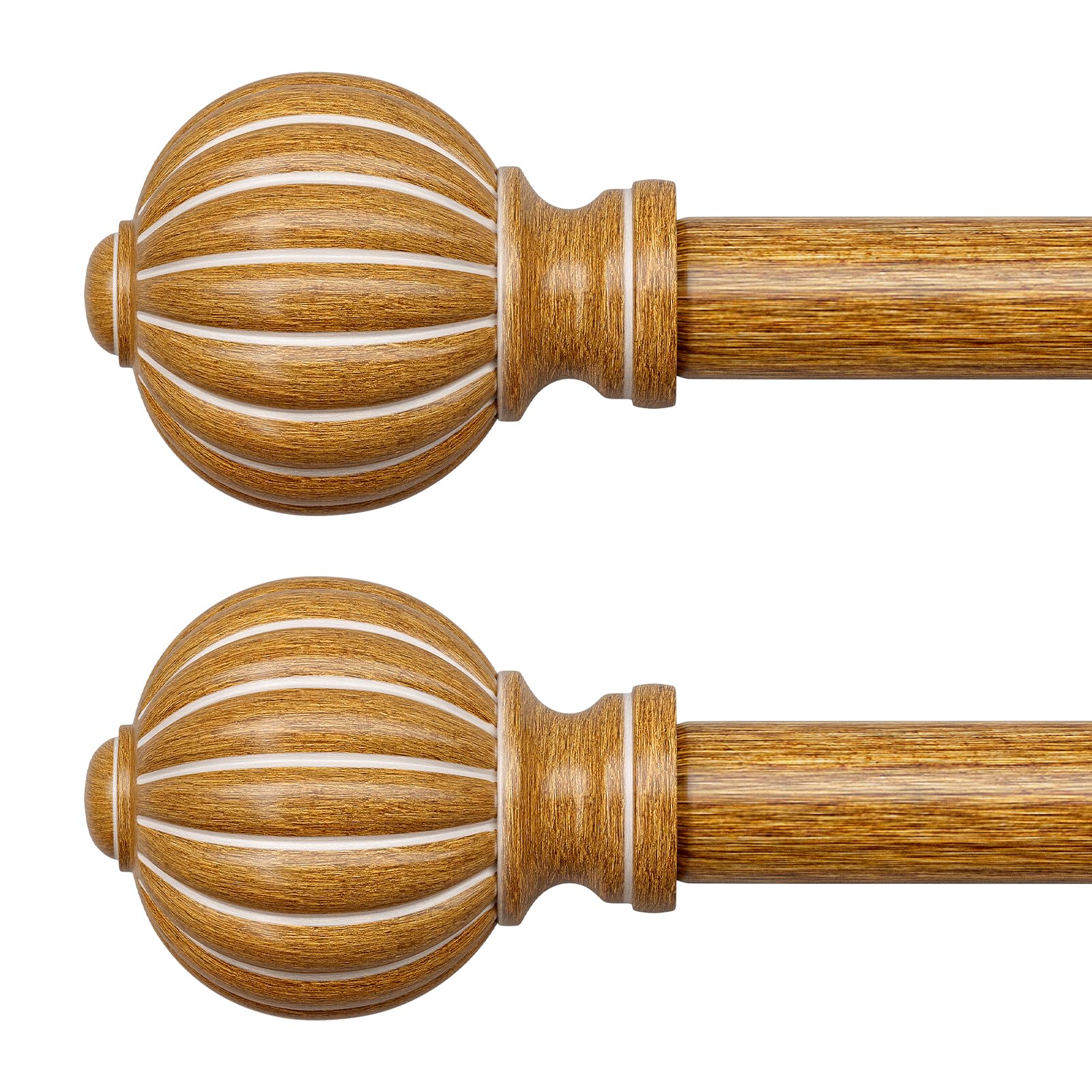 Natural Wood Curtain Rods - Boho & Handmade -25 Natural Wood Curtain Rods - Boho & Handmade -25